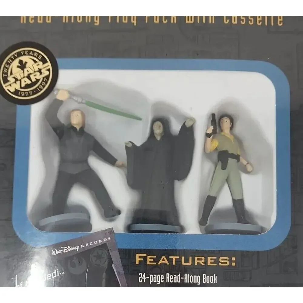 1997 Star Wars Return of the Jedi Figures 3-pack Read Along‎ Book & Cassette SW2